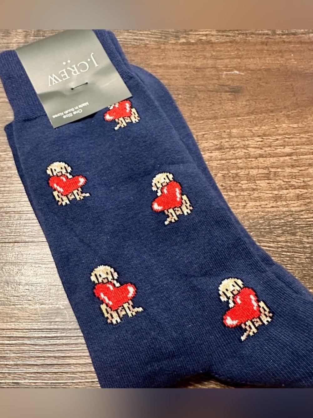 J.Crew Novelty Crew Socks NWT Preppy Cottagecore Gift Dog Puppy